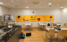 Salus Bad Nauheim Speisesaal - Klinik & Kunst 02